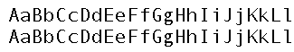 Font: Andale Mono Regular Font