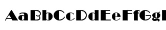 Font: Broadway Font