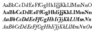 Font: Bulmer Font Family (4 fonts)