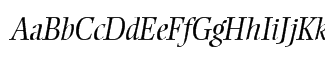 Font: Ellington Light Italic Font