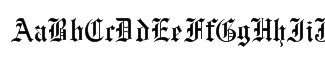 Font: Engravers Old English Font