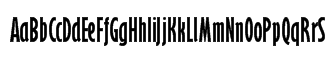 Font: Gill Sans Extra Condensed Bold Font