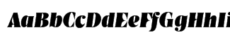 Font: Nashville Heavy Italic Font