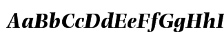 Font: Photina Bold Italic Font