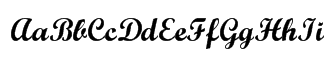 Font: Script Bold Font