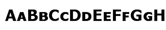 Font: Tahoma Small Caps Bold Font