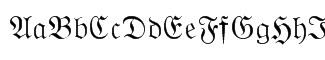 Font: Wittenberger Fraktur Regular Font