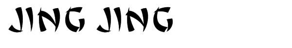 Jing Jing Font