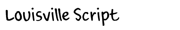 Louisville Script