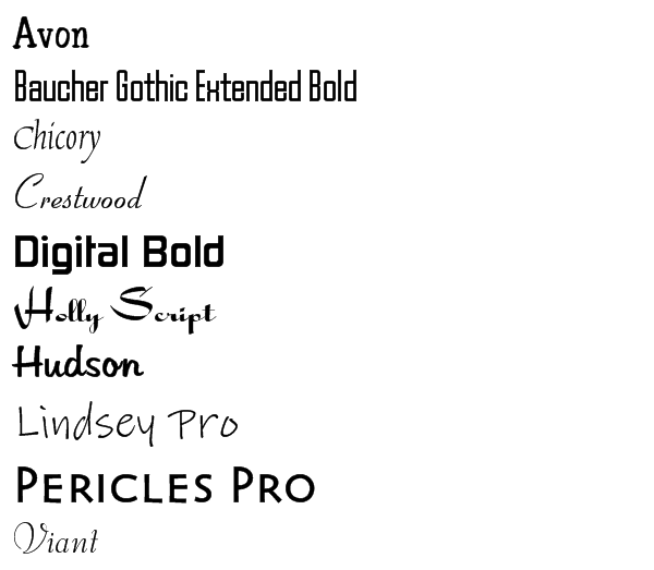 Ascender Scrapbook Font Pack