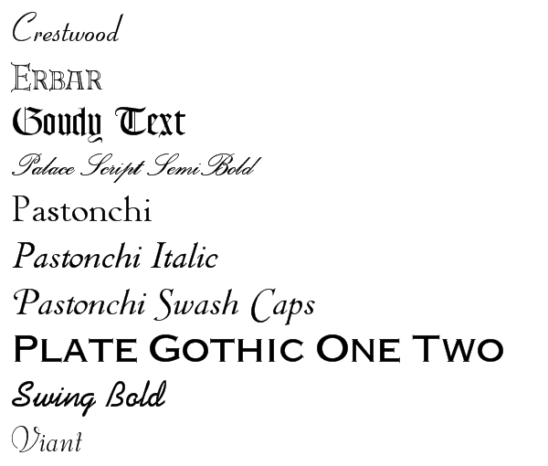 Ascender Wedding Font Pack